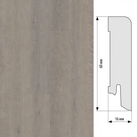 Плинтус Karelia Oak Shadow Grey шпон 15 x 95 мм